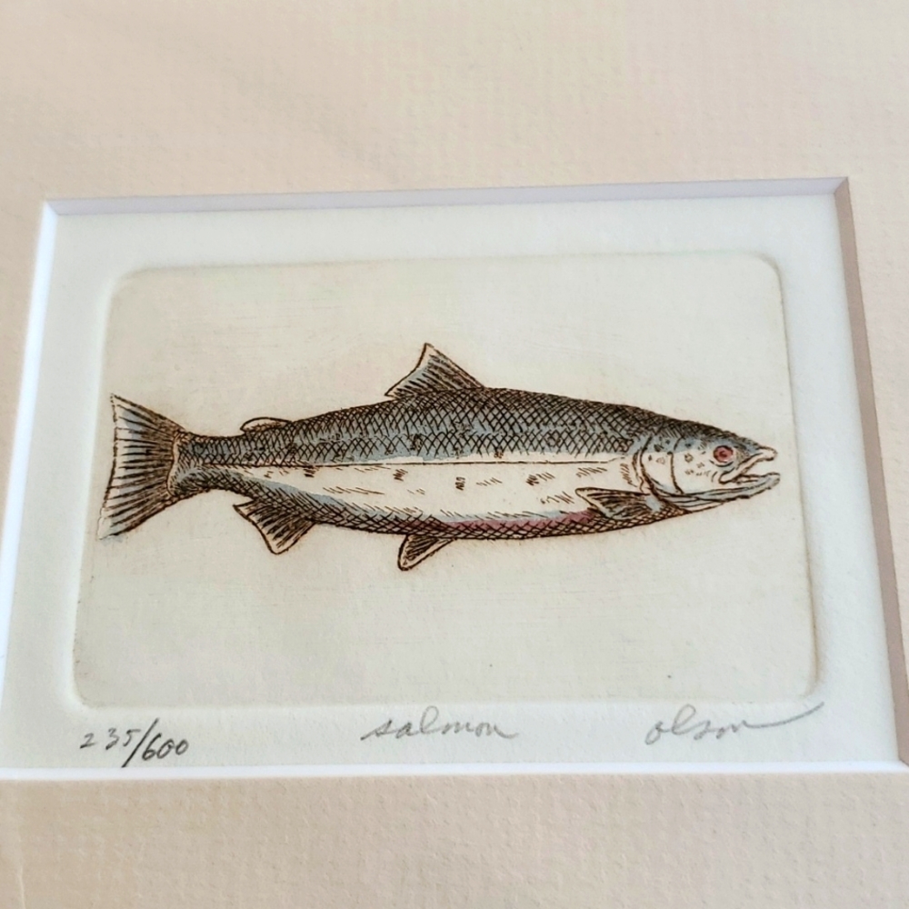 Authentic Fish Etching - Picture 2 of 14